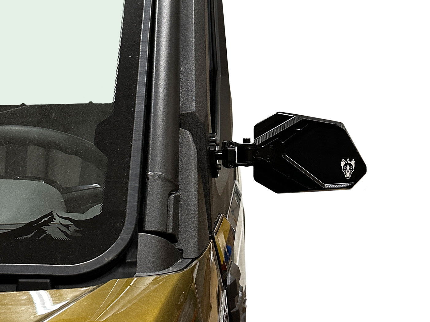 Cuero Pro Mirrors – Kawasaki Ridge Door Mount – AWESOMEOFFROAD.COM