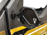 Chupacabra Cuero Pro Side Mirrors Set- Black - Kawasaki Ridge Direct Door Mount