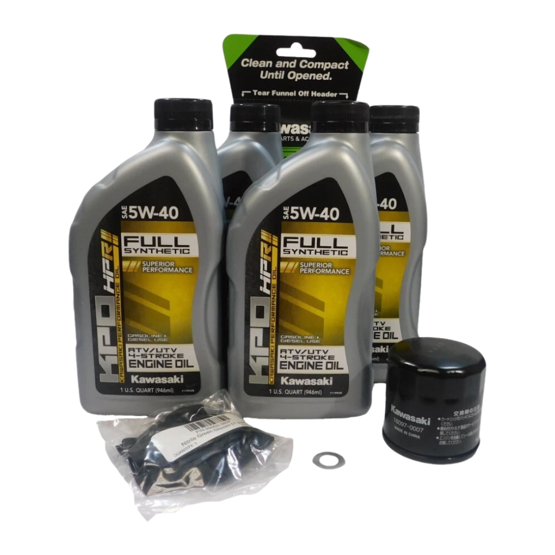 Kawasaki KPO Oil Change Kit for TERYX, KRX, Ridge and MULE PRO Models 99974-0160