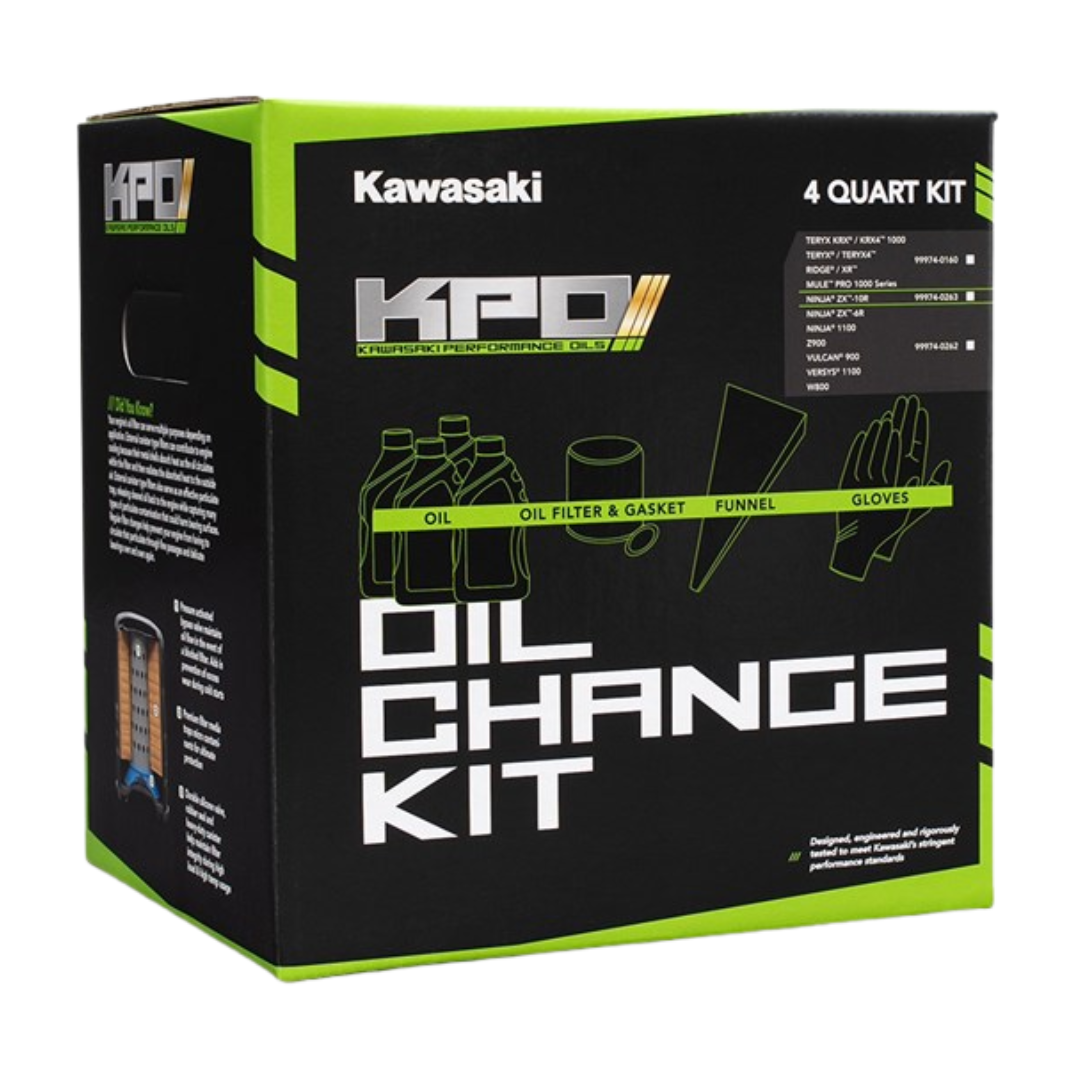 Kawasaki KPO Oil Change Kit for TERYX, KRX, Ridge and MULE PRO Models 99974-0160
