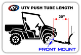 Can-Am Defender HD11 Snow Plow Standard Mount with Pro-S Blade