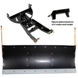 2021-2026 Can-Am Commander Denali UTV Snow Plow Kit - 72"Poly Snow Plow Blade with Poly Wear Bar
