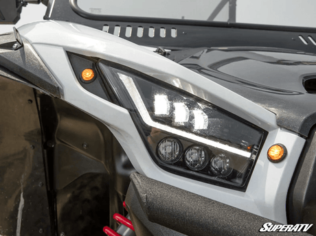 Super ATV Deluxe Plug & Play Turn Signal Kit for Kawasaki Teryx KRX 1000 - AWESOMEOFFROAD.COM