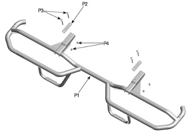 Can-Am Defender Rear Bumper