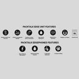 Cardo Packtalk Edgephones Headset - Duo Pack