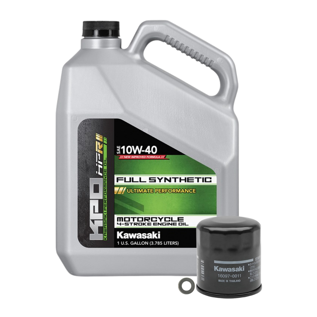 First Service Kit / Full -Synthetic Oil Change Kit for Kawasaki Ninja ZX-10R