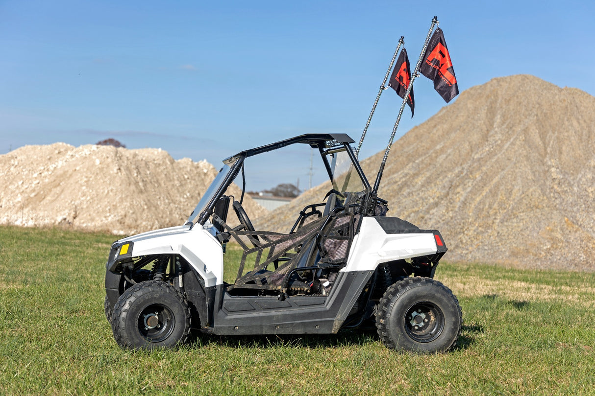 LED Whip Light Kit | Bed Mount | Polaris Ranger RZR 170/RZR 170