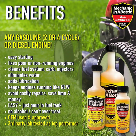 Mechanic in A Bottle Gas & Diesel Formula – 4oz