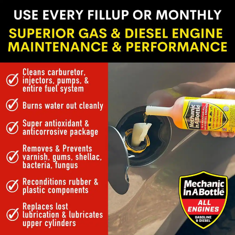 Mechanic in A Bottle Gas & Diesel Formula – 4oz