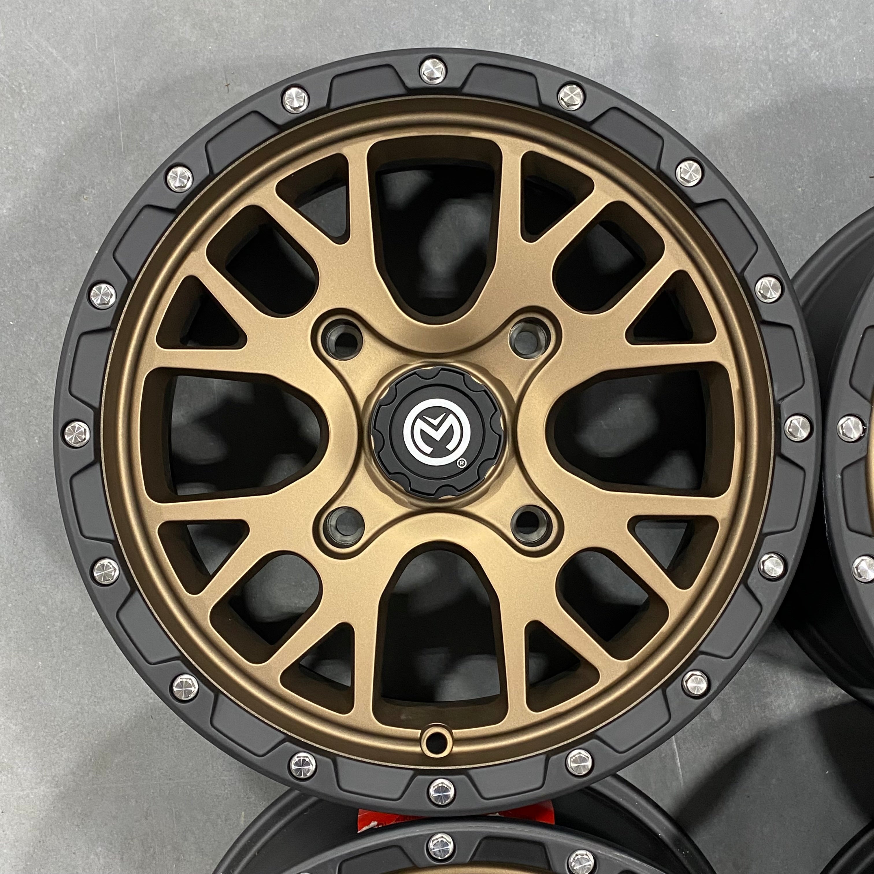 Moose Racing 545X 15X7 Wheels – Bronze, Quality-Tested, Ideal for