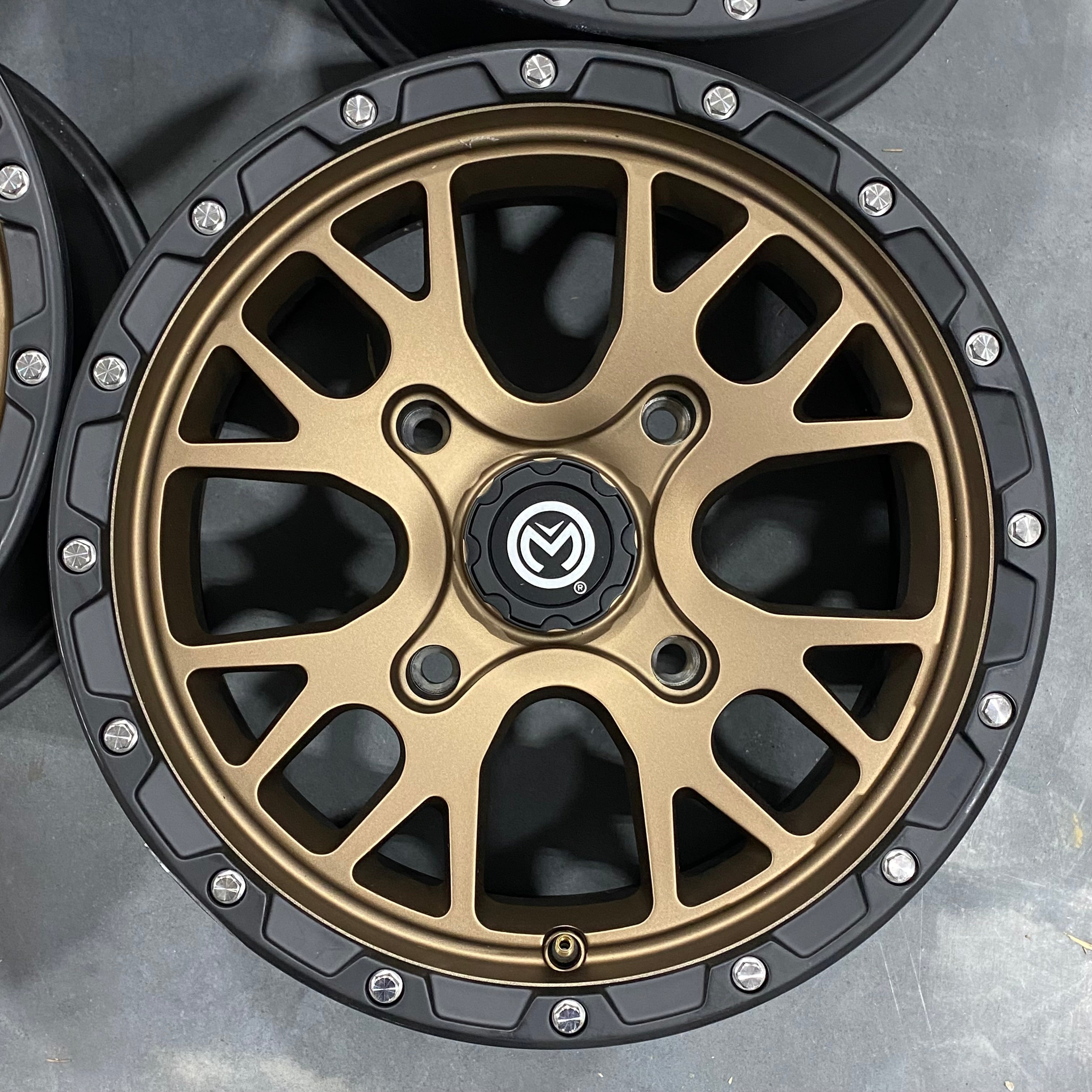Moose Racing 545X 15X7 Wheels – Bronze, Quality-Tested, Ideal for