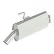 Single Slip On System W/ Oval Sport Muffler Chrome