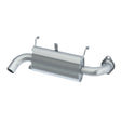 Single Slip On System W/ Oval Sport Muffler Chrome