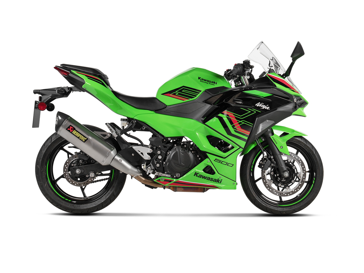 Kawasaki Ninja 500 / Z500 2024 Akrapovic Slip-On Line ( Titanium) exhaust