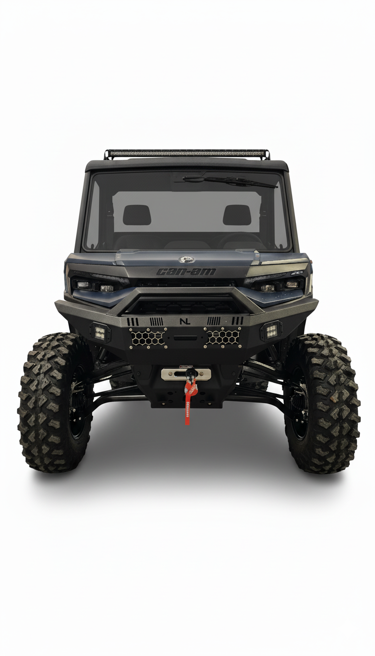 2026 Can-am Defender HD11 Front Winch Bumper with lights
