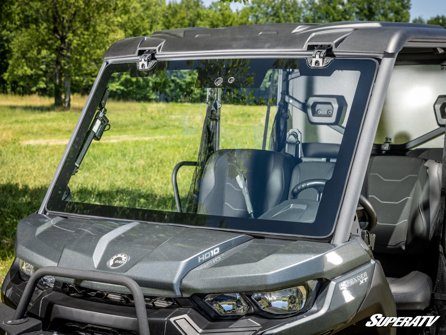Can-Am Defender HD11 MaxDrive Power Flip Glass Windshield