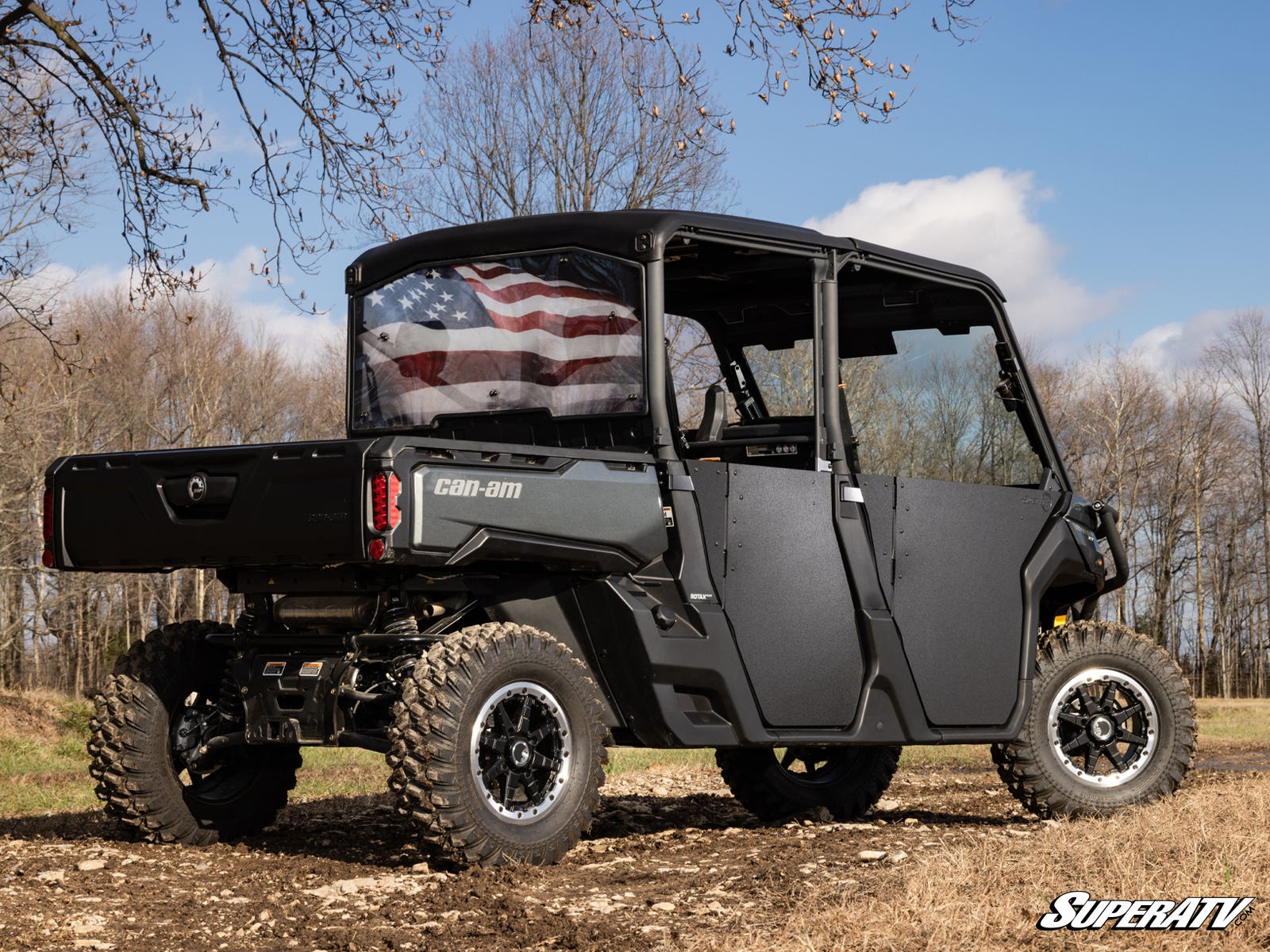 Can-Am Defender MAX HDPE Half Doors by SuperATV – Heavy-Duty