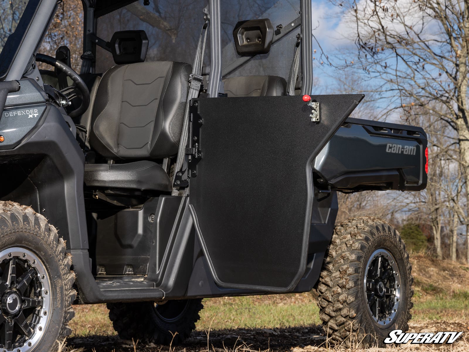 Can-Am Defender MAX HDPE Half Doors by SuperATV – Heavy-Duty