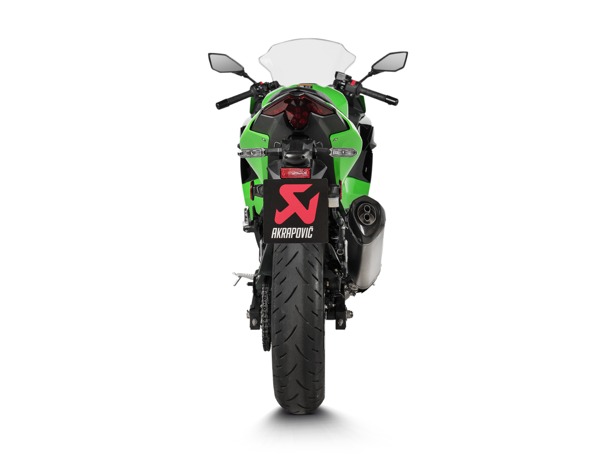 Kawasaki Ninja 500 / Z500 2024 Akrapovic Slip-On Line ( Titanium) exhaust