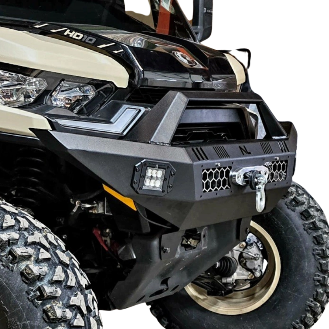 Can-Am Defender Front Winch Bumper – with Winch Mount & LED Lights
