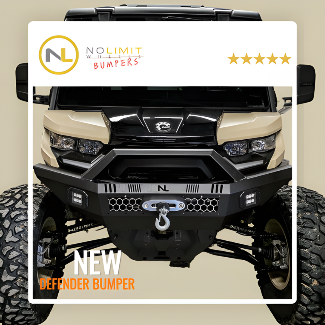 Can-Am Defender Front Winch Bumper – with Winch Mount & LED Lights