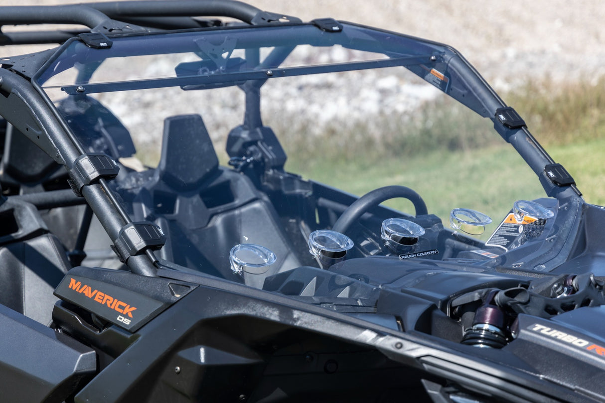 Vented Full Windshield | Scratch Resistant | Can-Am Maverick X3