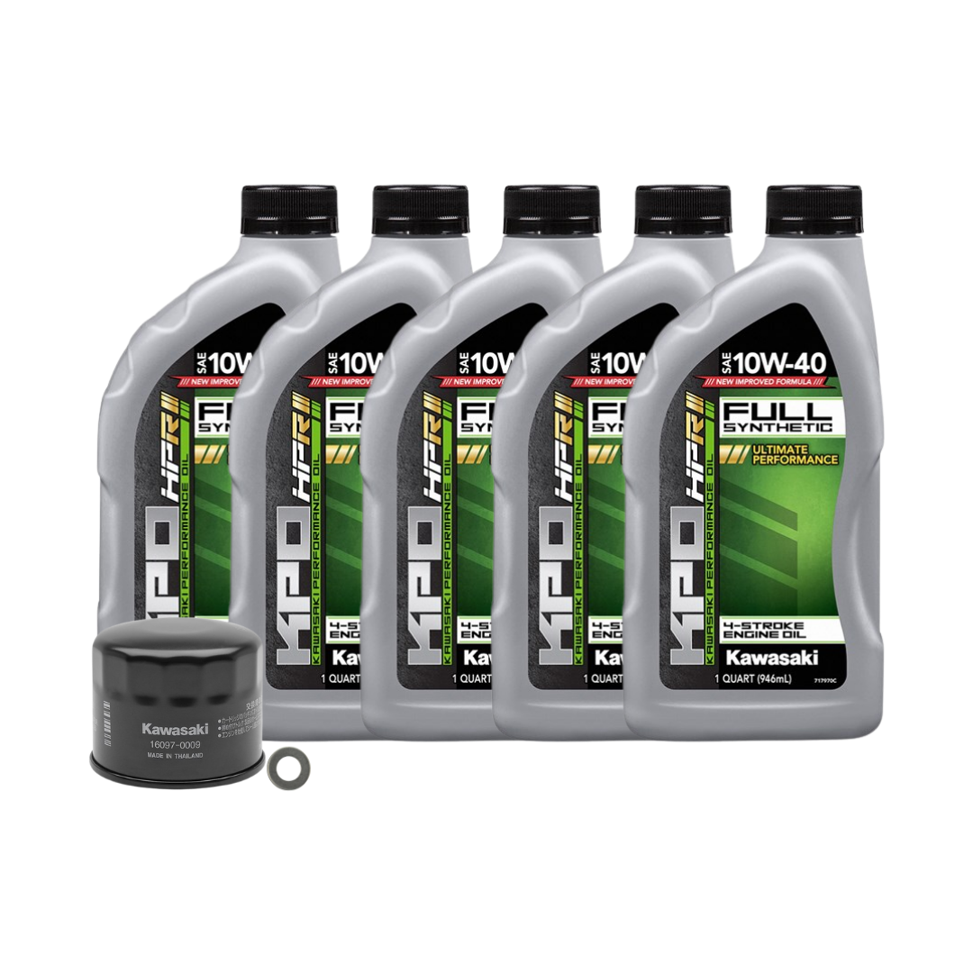 First Service Kit / Full -Synthetic Oil Change Kit for Kawasaki Ninja H2