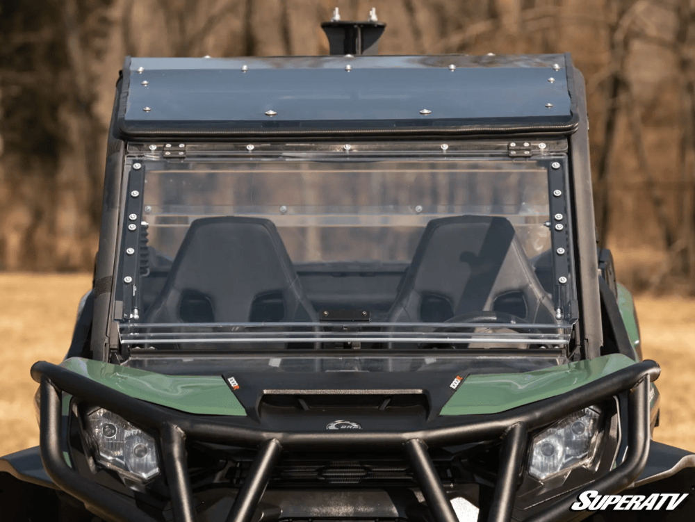 Can-Am Commander Scratch Resistant Flip Windshield by Super ATV