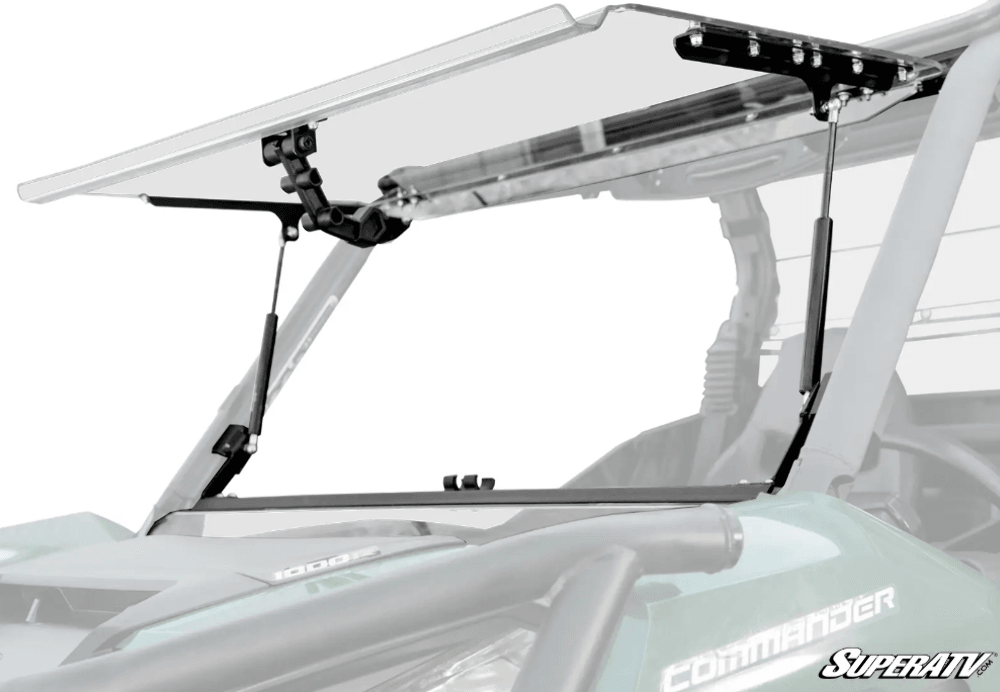 Can-Am Commander Scratch Resistant Flip Windshield by Super ATV