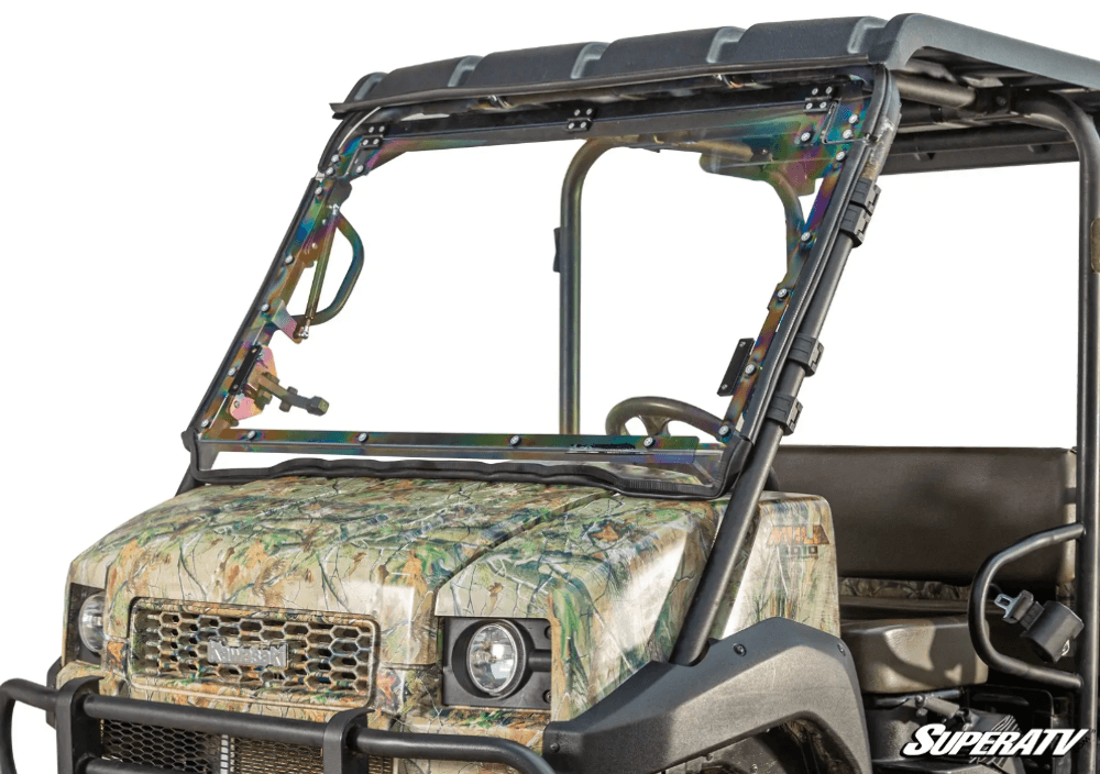 Kawasaki Mule 4000 / 4010 Scratch Resistant Flip Windshield by Super ATV