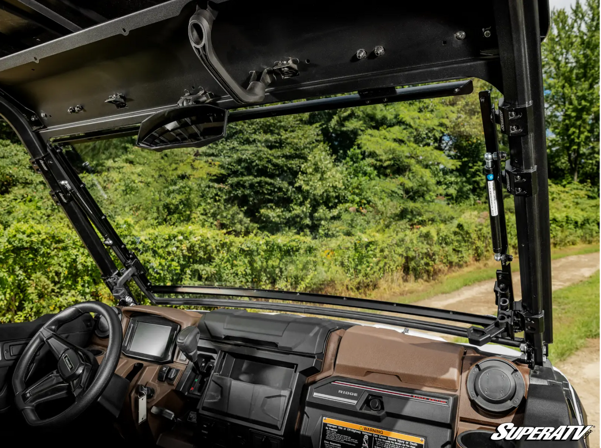 Kawasaki Ridge Scratch-Resistant Flip Windshield by SuperATV