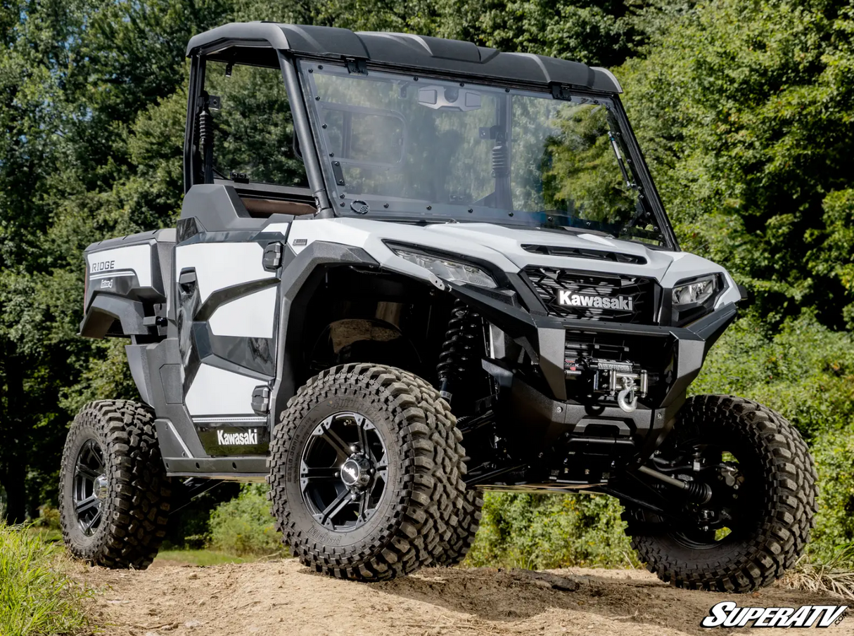 Kawasaki Ridge Scratch-Resistant Flip Windshield by SuperATV