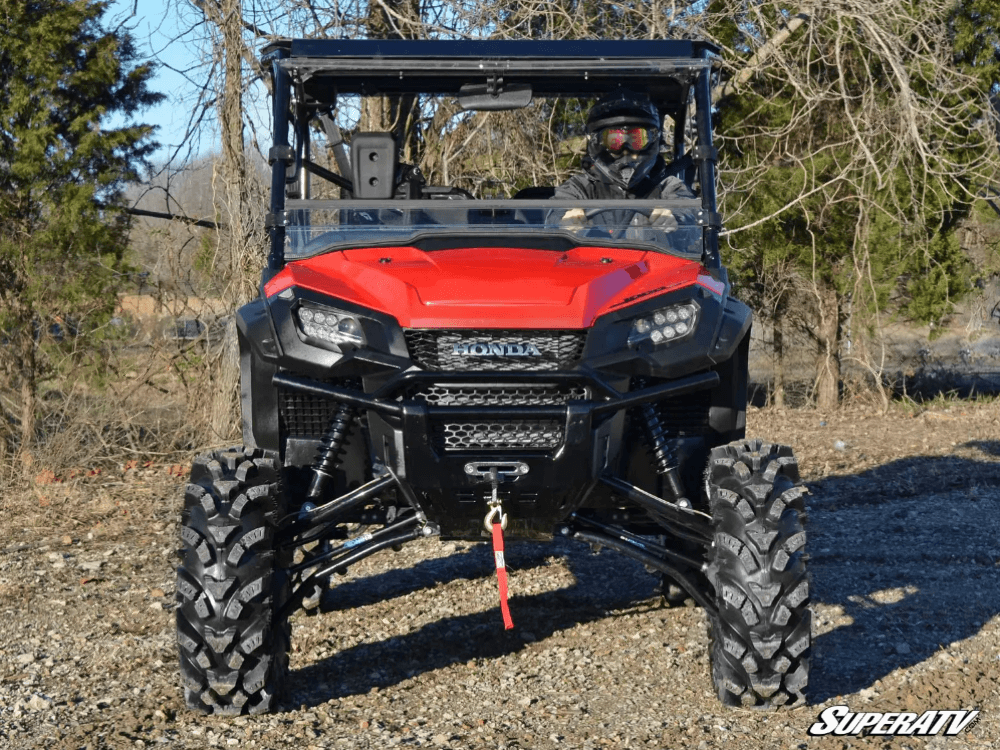 HONDA PIONEER 1000 SCRATCH-RESISTANT FLIP WINDSHIELD by Super ATV