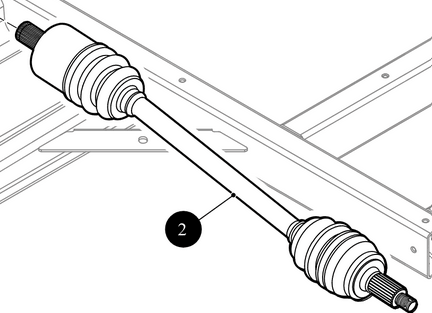 Arctic Cat Havoc Front Axle 651331