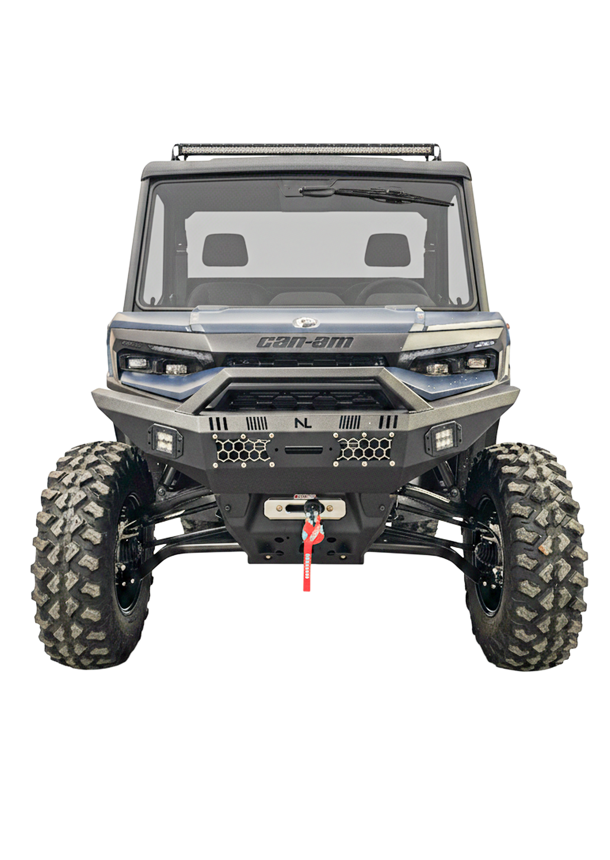 2026 Can-am Defender HD11 Front Winch Bumper with lights