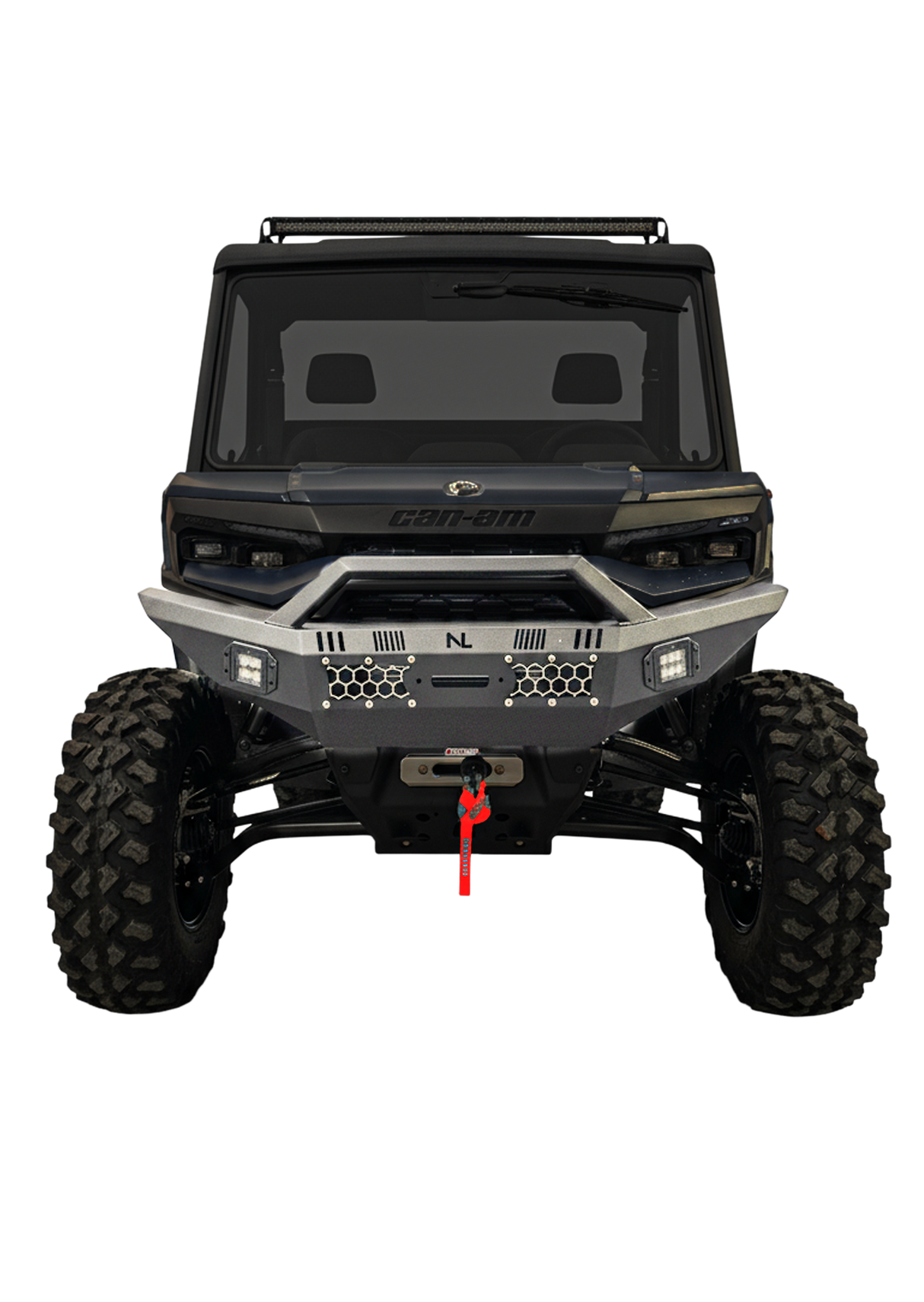 2026 Can-am Defender HD11 Front Winch Bumper with lights
