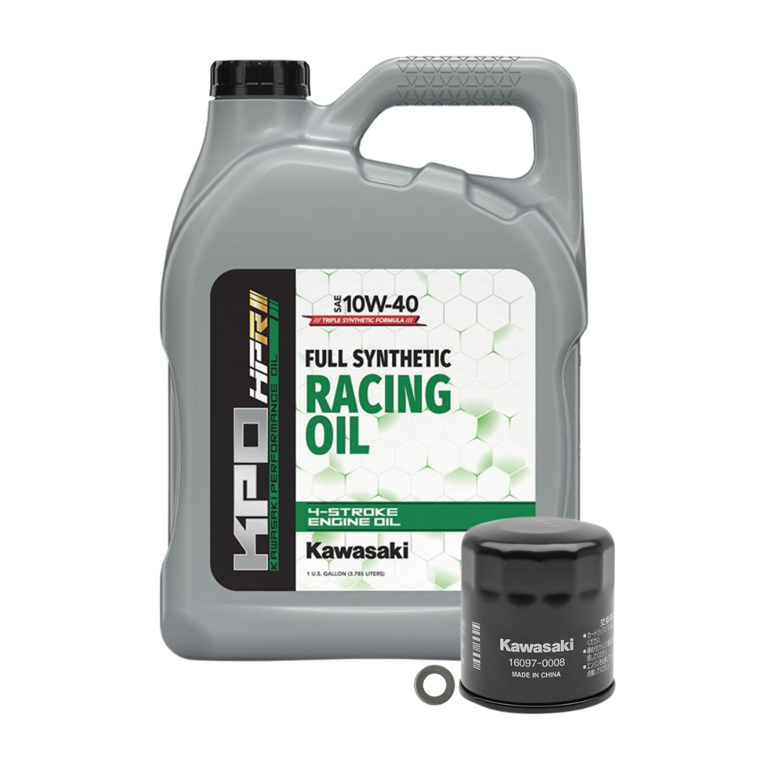 High Performance Oil Change Kit for Kawasaki Ninja ZX-6R, Ninja 1000, Ninja 1100, Z900, W800, Versys 1000, Versys 1100 & Vulcan 900