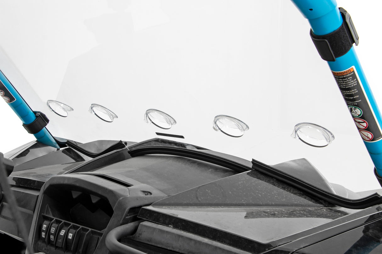 Vented Full Windshield | Scratch Resistant | Can-Am Maverick/Maverick Max/Maverick Turbo