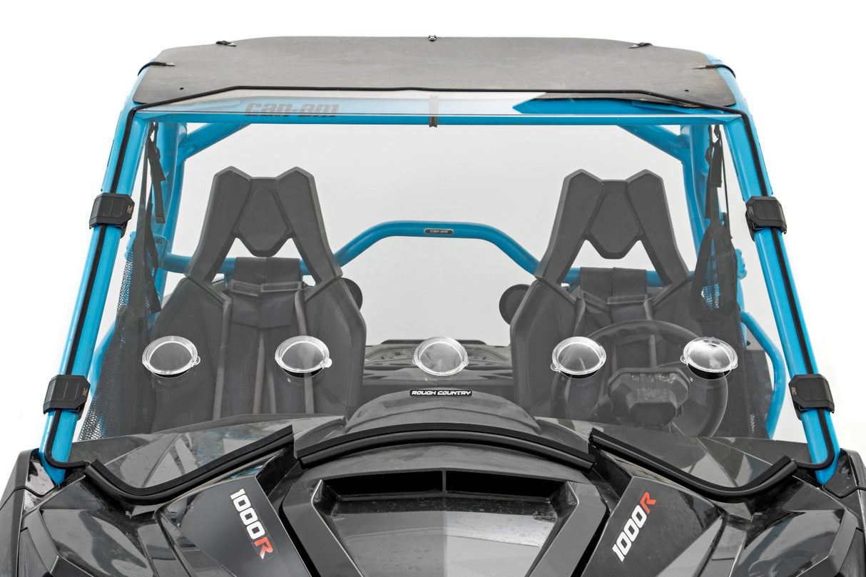 Vented Full Windshield | Scratch Resistant | Can-Am Maverick/Maverick Max/Maverick Turbo