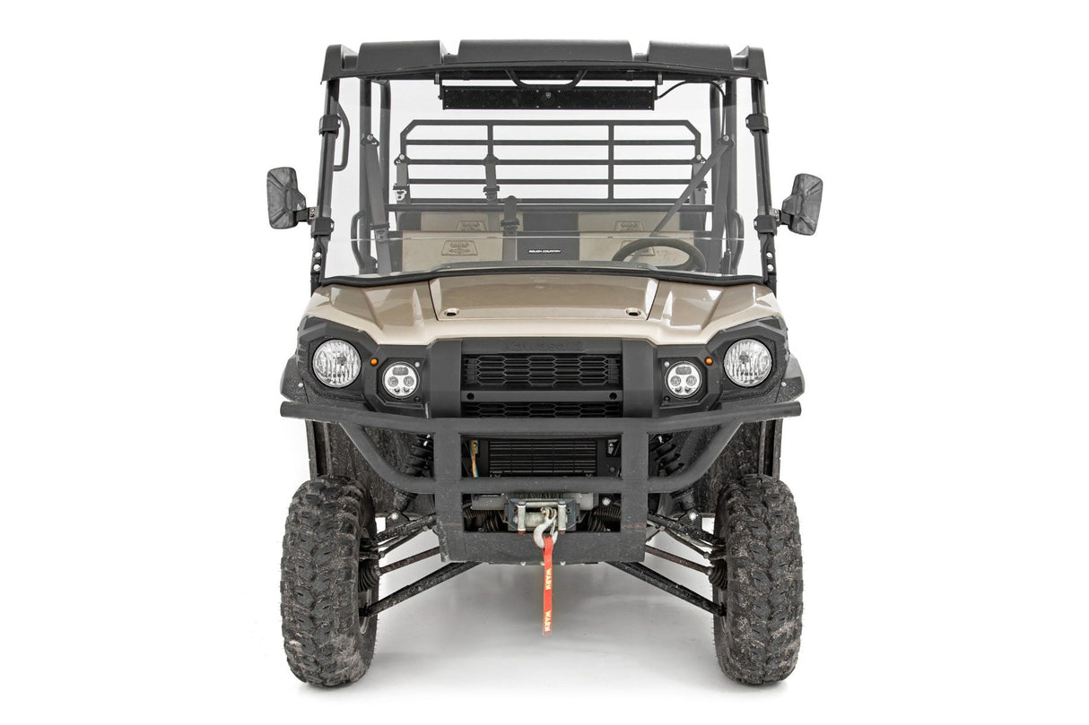 Full Windshield | Scratch Resistant | Kawasaki Mule