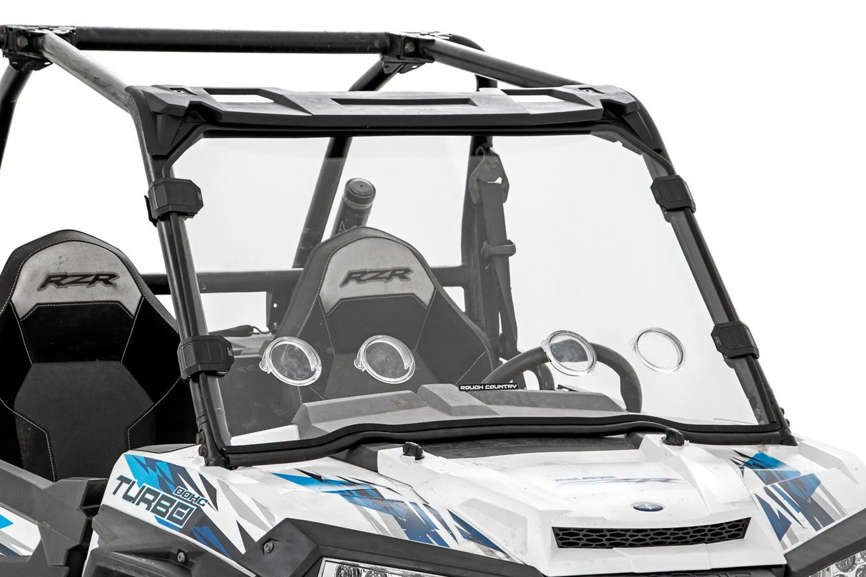 Vented Full Windshield | Scratch Resistant | Polaris RZR