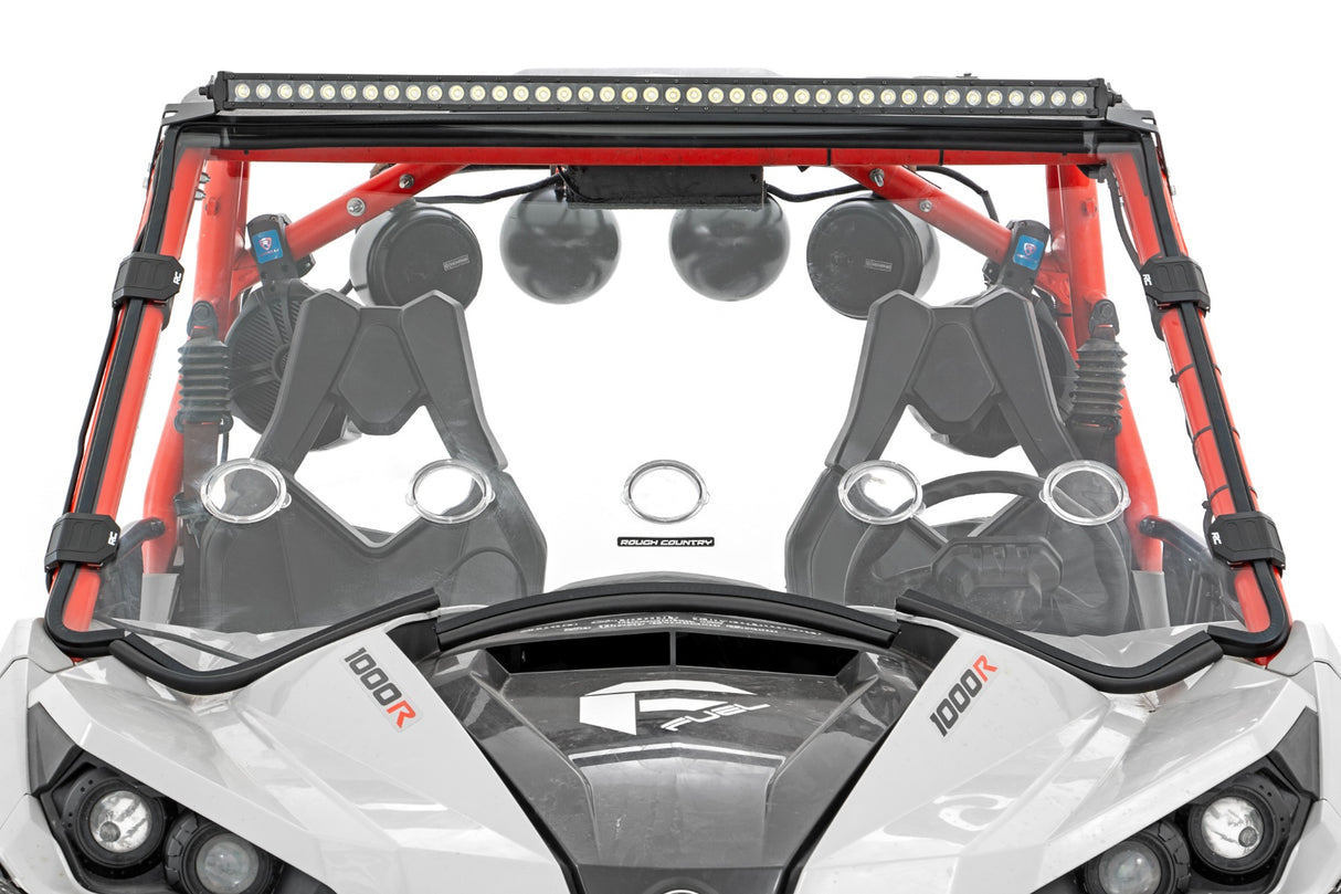 LED Light | Front Mount | 40" Black Dual Row | Can-Am Commander 1000/Maverick