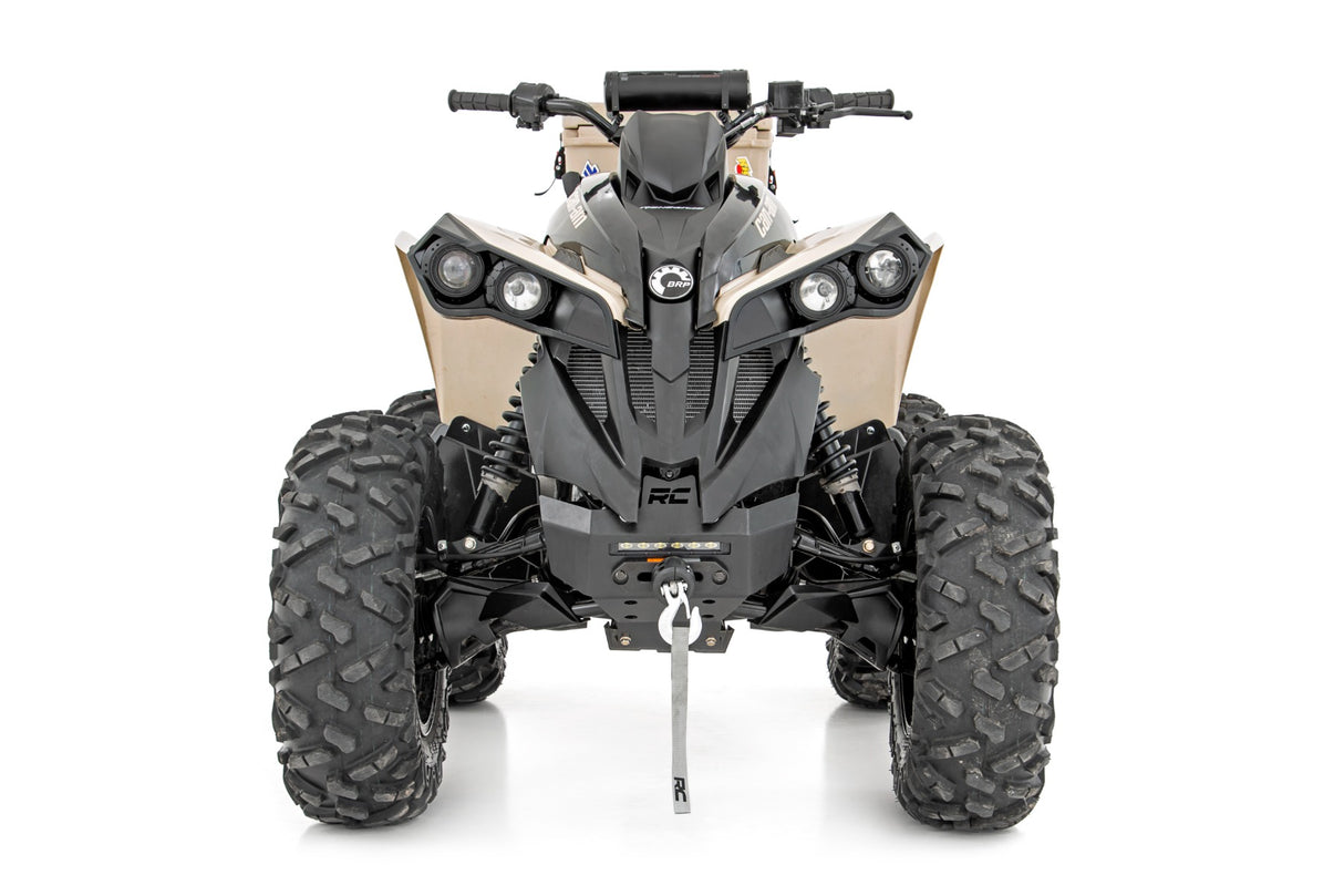 Winch Bumper | Black Series LED | 6" Light | Slime Line | Can-Am Renegade