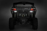 LED Light Kit | Tail Light Mount | 6" Black Slimline Pair | Can-Am Maverick X3