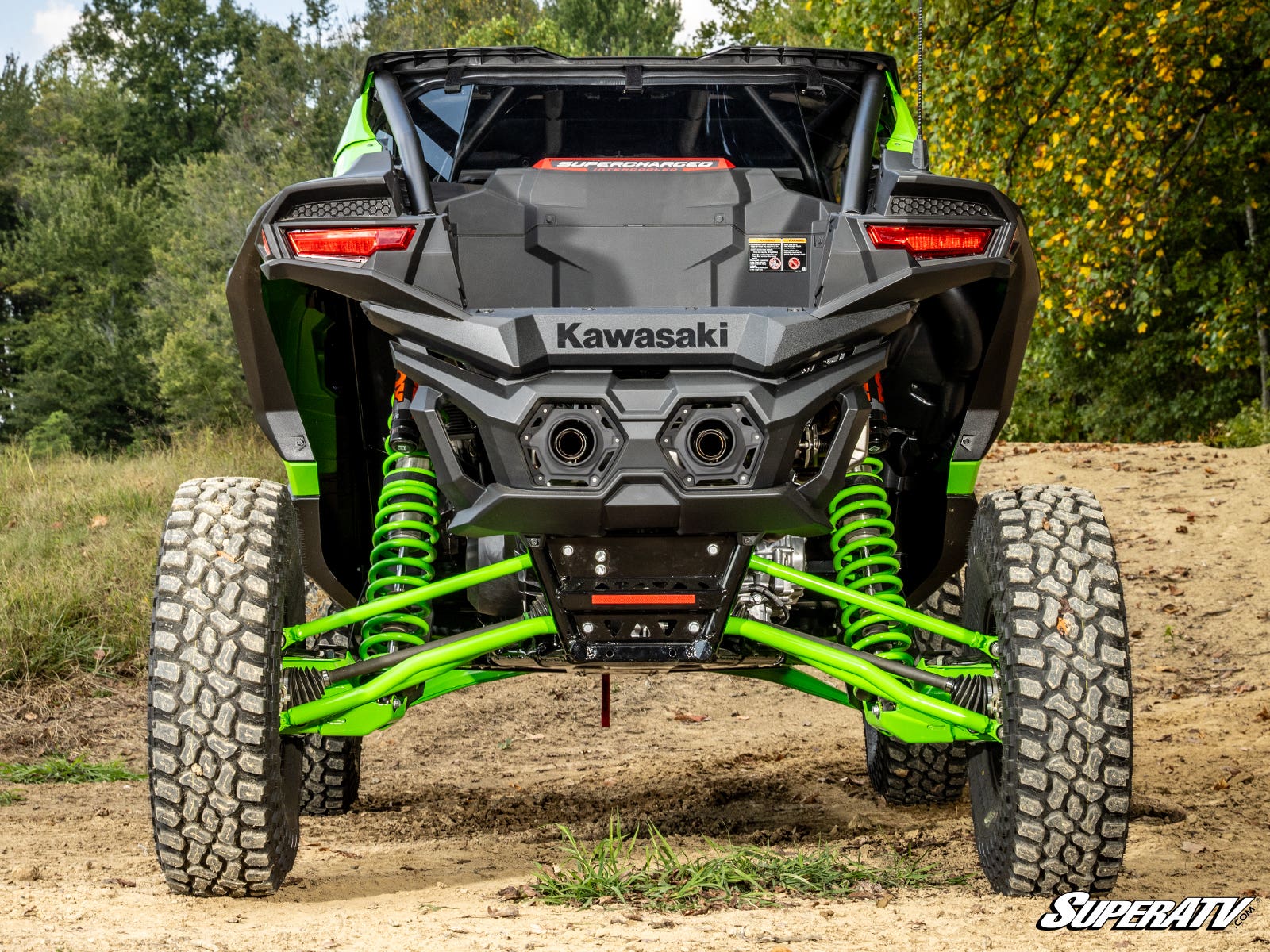 Kawasaki Teryx H2 Rear Windshield – Polycarbonate Mud and Debris