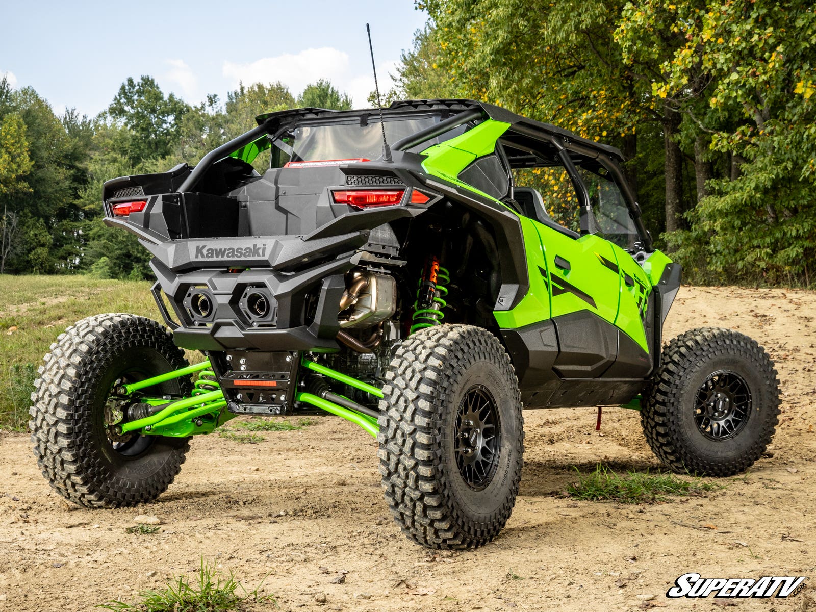 Kawasaki Teryx H2 Rear Windshield – Polycarbonate Mud and Debris