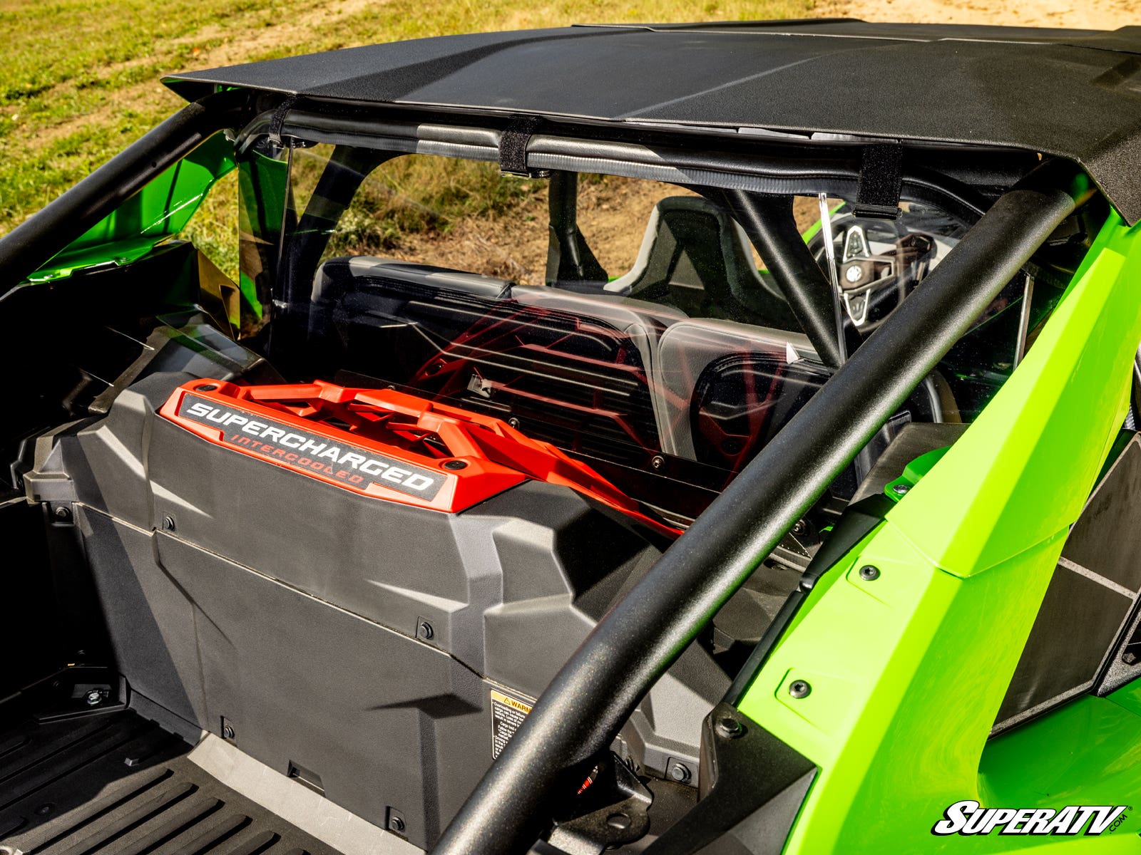 Kawasaki Teryx H2 Rear Windshield – Polycarbonate Mud and Debris