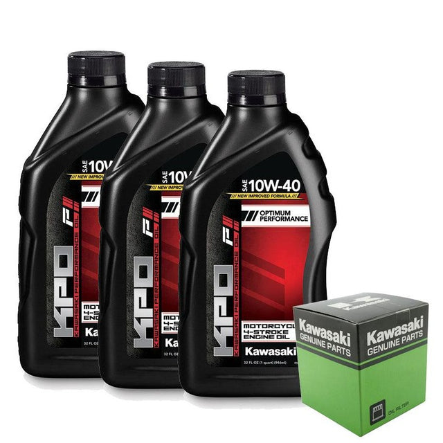 Kawasaki Ninja 400, Ninja 500, Z400, Z500 & Eliminator Mineral Oil Change Kit - AWESOMEOFFROAD.COM