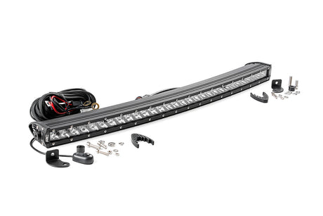 30 Inch Chrome Series LED Light Bar | Curved | Single Row
