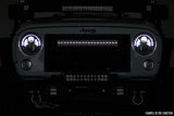 12 Inch Black Series LED Light Bar | Dual Row | White DRL